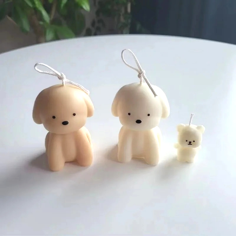 Soap Making Diy Kit - 3D Puppy Scented Candle Silicone Mold