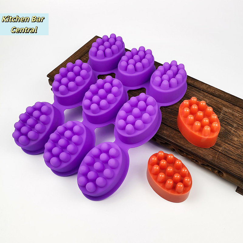 Soap Making Accessories - 【3d Silicone Soap Mold Massage Shape