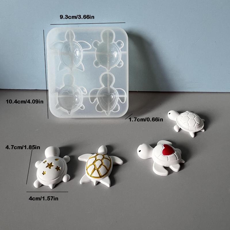 Natural Making Soap - Turtle Shape Silicone Mould Set, Creative