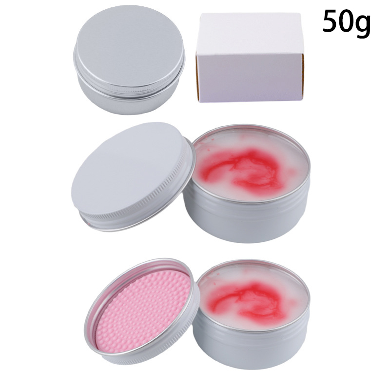 Soap Making Accessories - 50g Honey Peach Silicone Makeup Brush