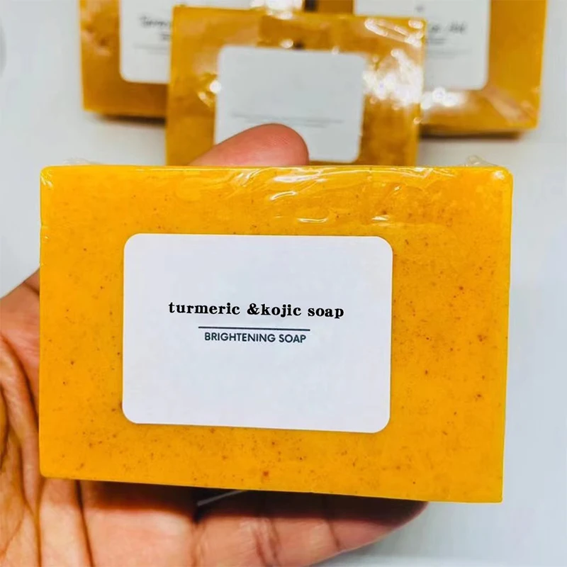 100g Turmeric Hand Made Soap L - Soap Making Glycerin 评论和价格