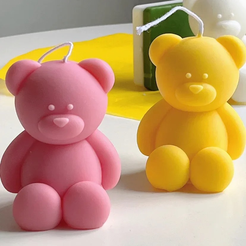 3D Cute Cartoon Bear Silicone  - Soap Making Diy Kit 评论和价格
