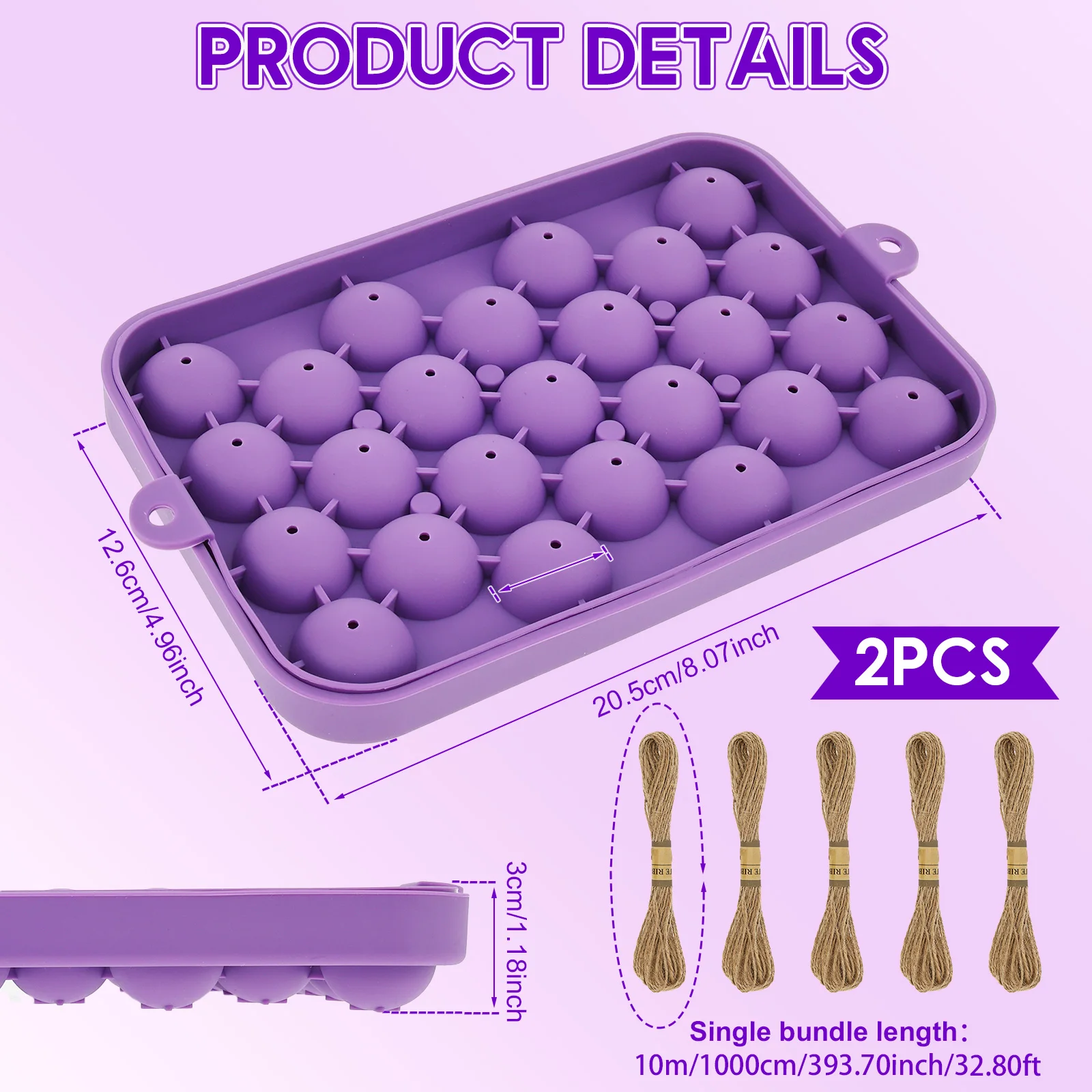 2 Pcs Grape Ball Handmade Soap - Soap Making Easy 评论和价格