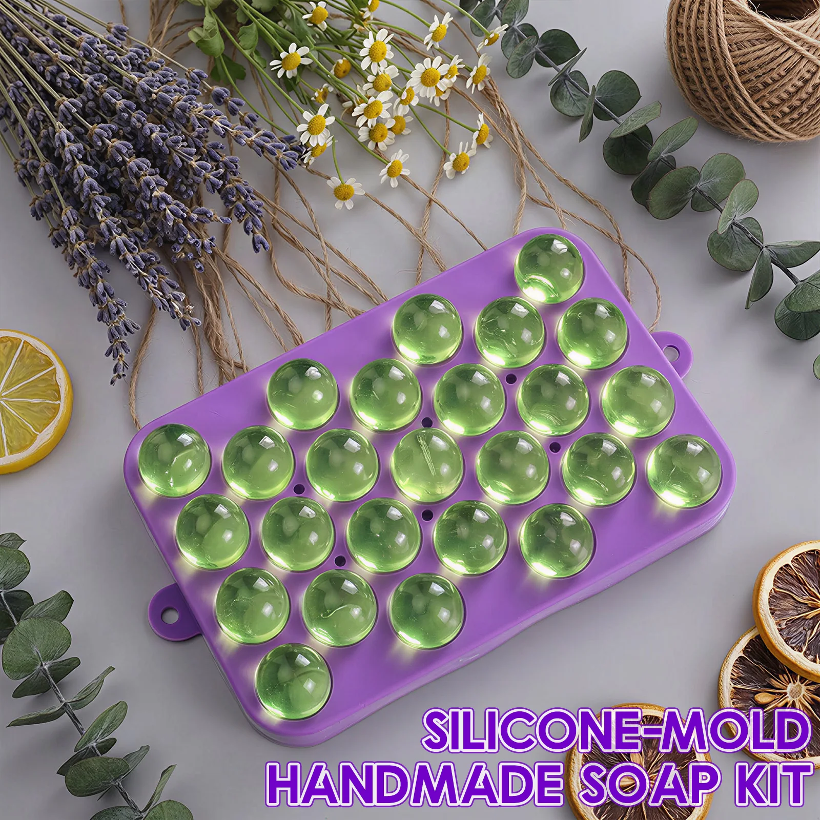 2 Pcs Grape Ball Handmade Soap - Soap Making Easy 评论和价格