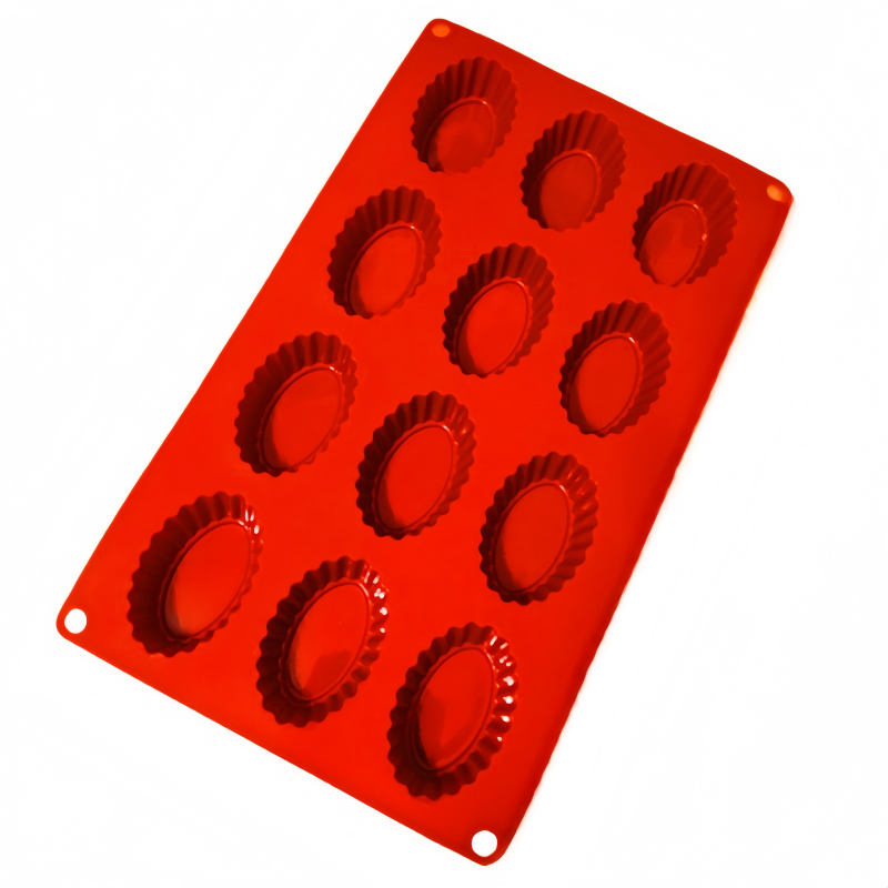 12 Hole Oval Egg Shape Silicon - Soap Making Tray 评论和价格