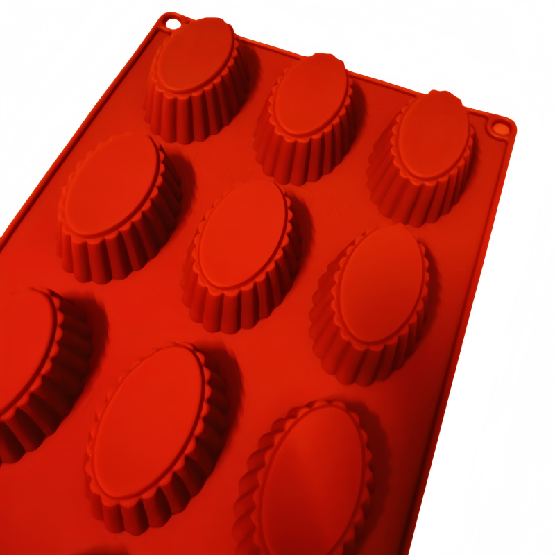 12 Hole Oval Egg Shape Silicon - Soap Making Tray 评论和价格