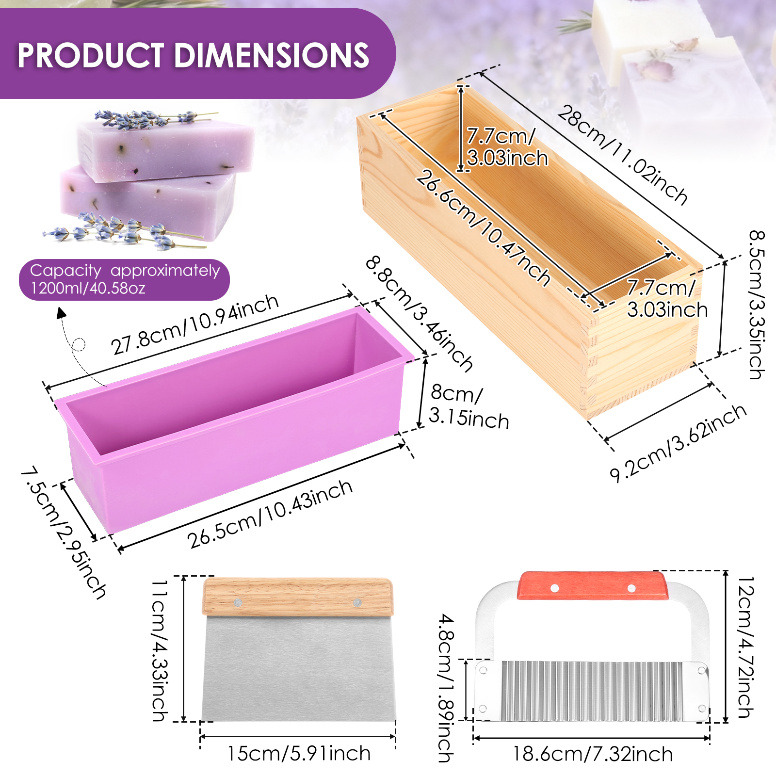 1Set Soap Making Mold Heat Res - Soap Making Diy Kit 评论和价格