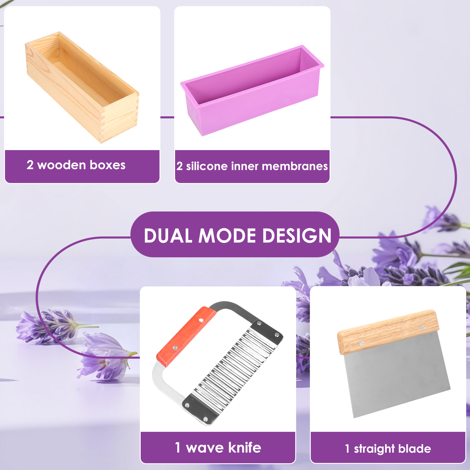 1Set Soap Making Mold Heat Res - Soap Making Diy Kit 评论和价格