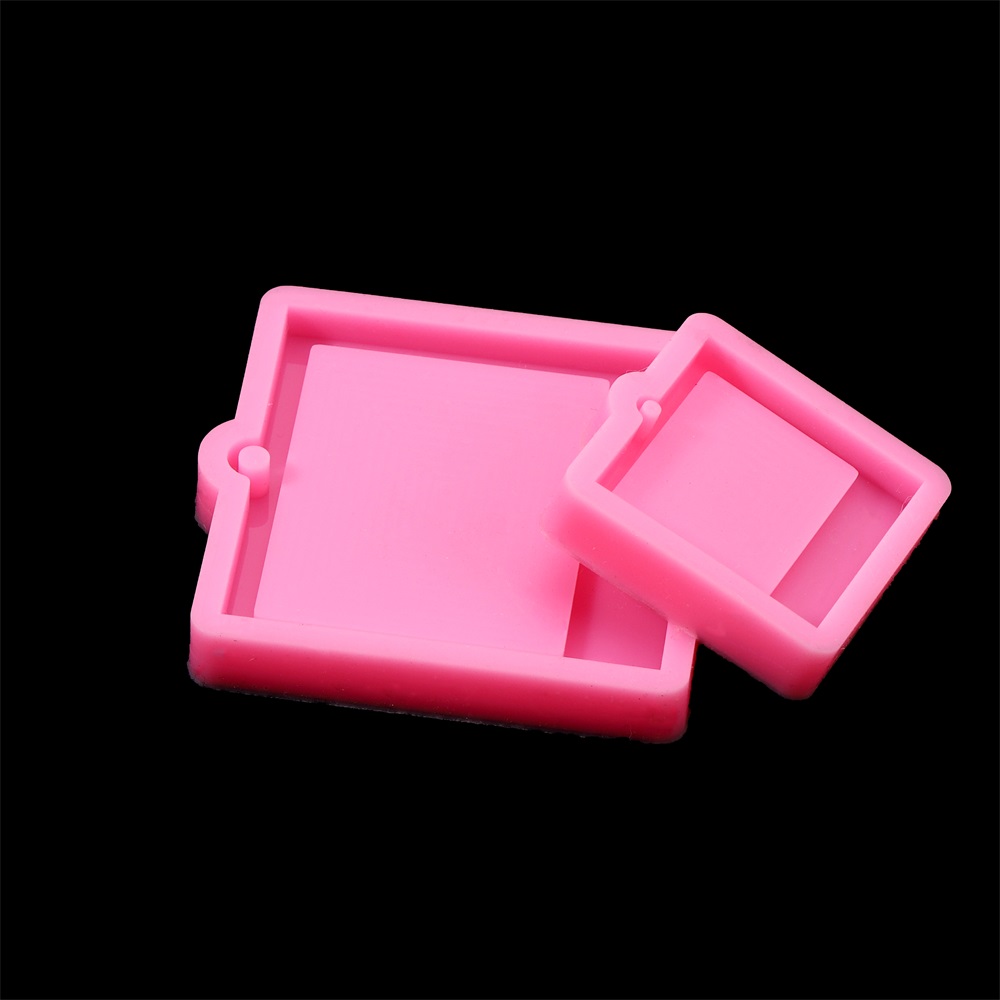 Photo Frame Epoxy Resin Keycha - Natural Making Soap 评论和价格