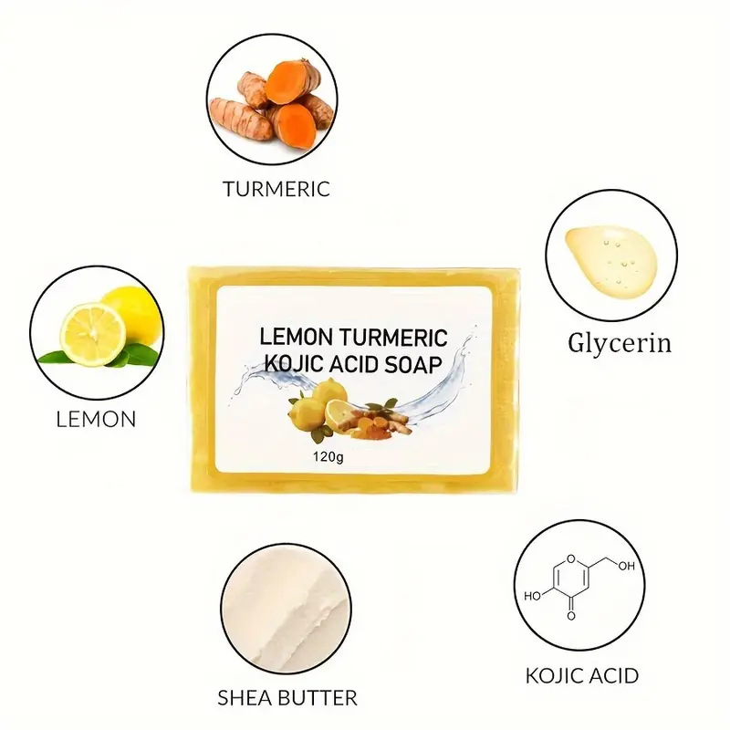 100g Lemon Turmeric Kojic Acid - Soap Making Glycerin 评论和价格