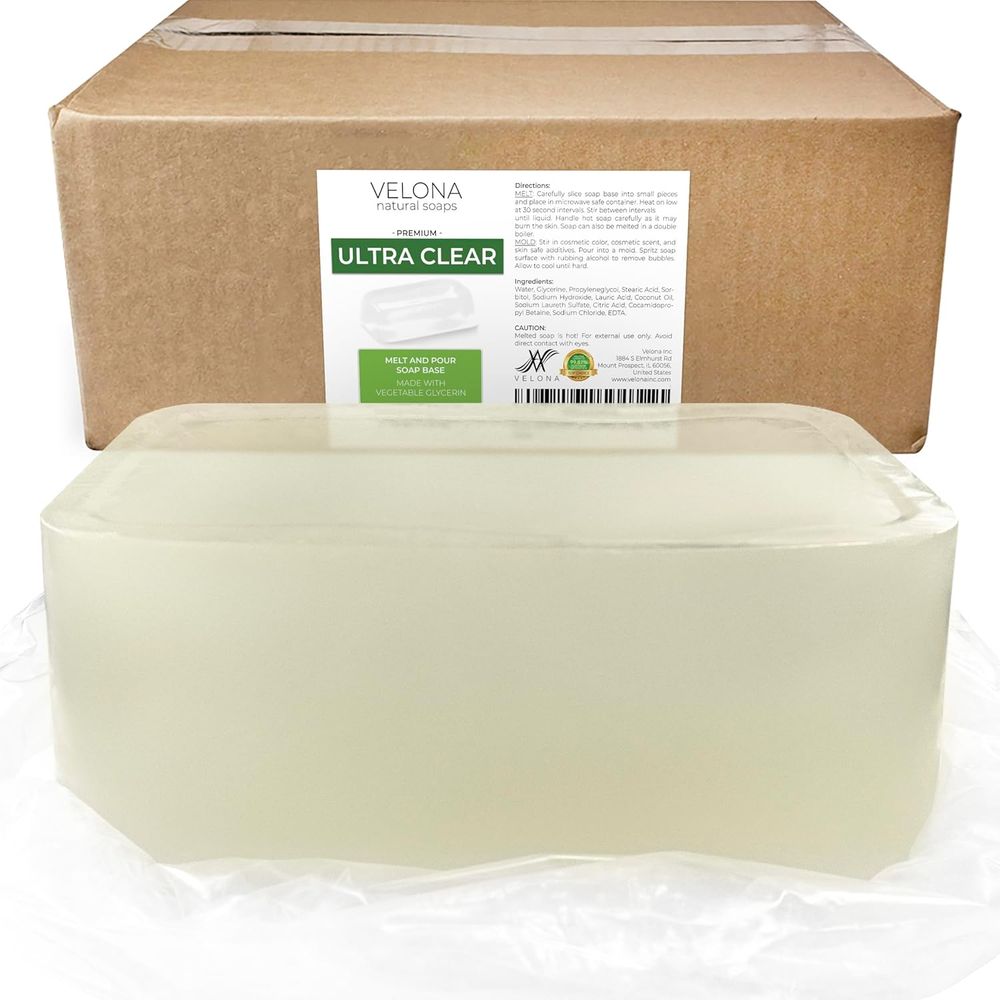 25 LB - Ultra Clear Melt & Pou - Soap Making Glycerin 评论和价格