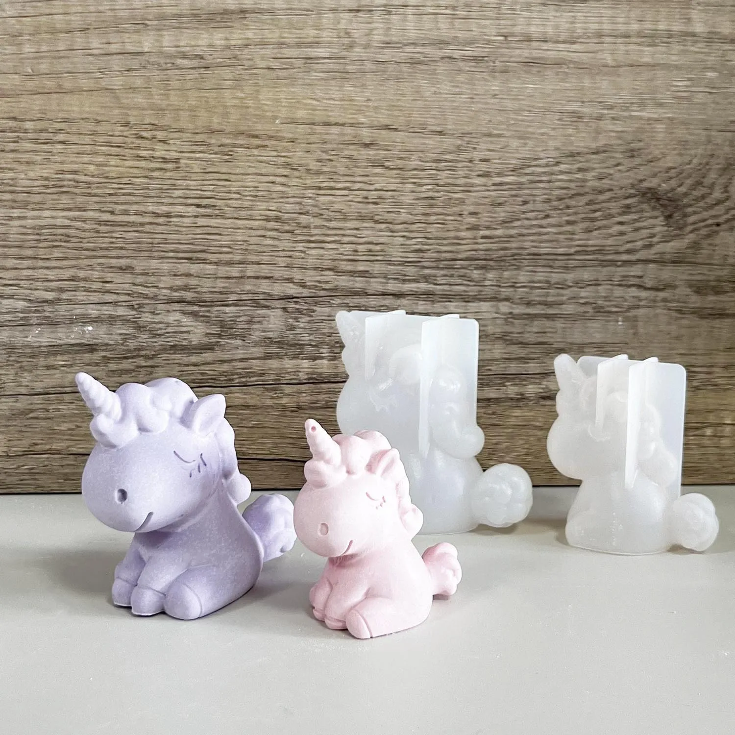 3D Geometric Silicone Unicorn  - Soap Making Tray 评论和价格