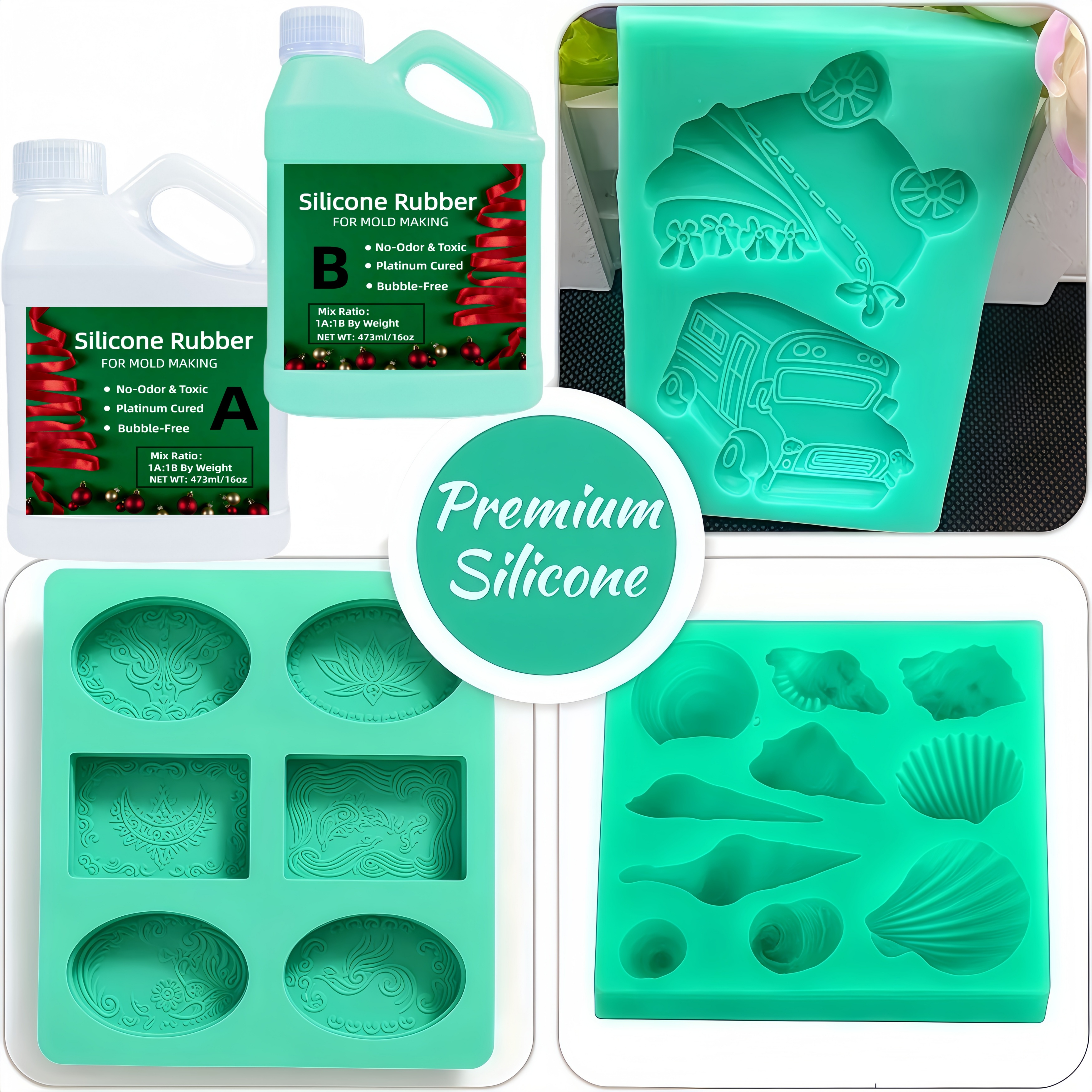 Platinum Cure Liquid Silicone  - Soap Making Ratios 评论和价格