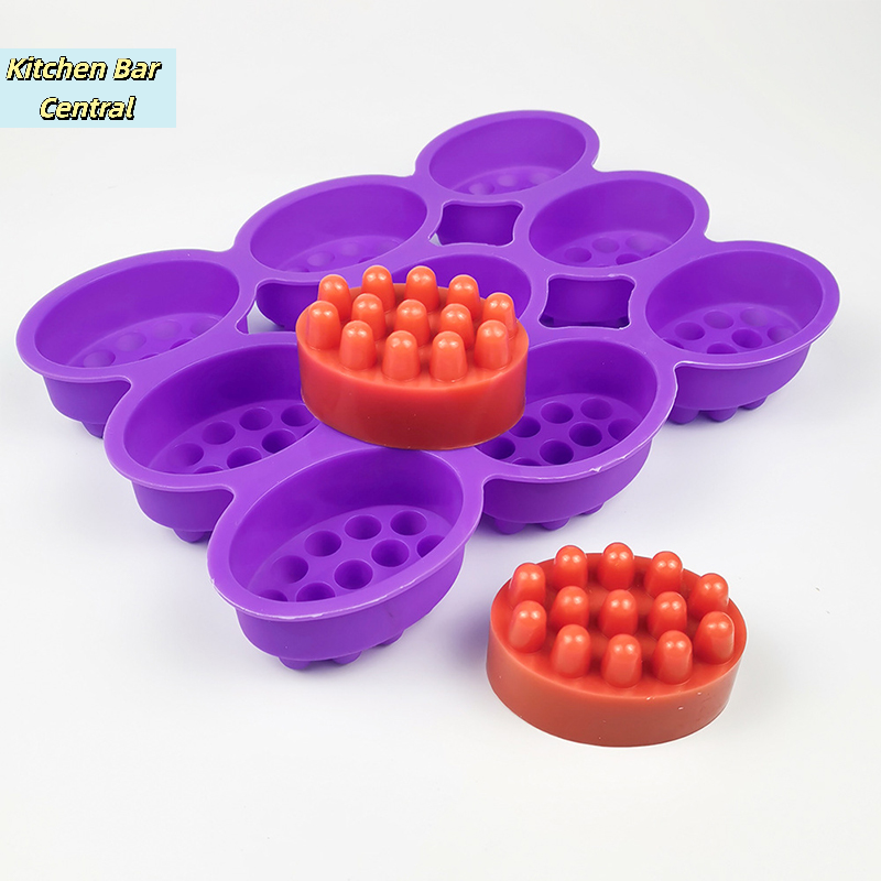 【3d Silicone Soap Mold Massage - Soap Making Accessories 评论和价格