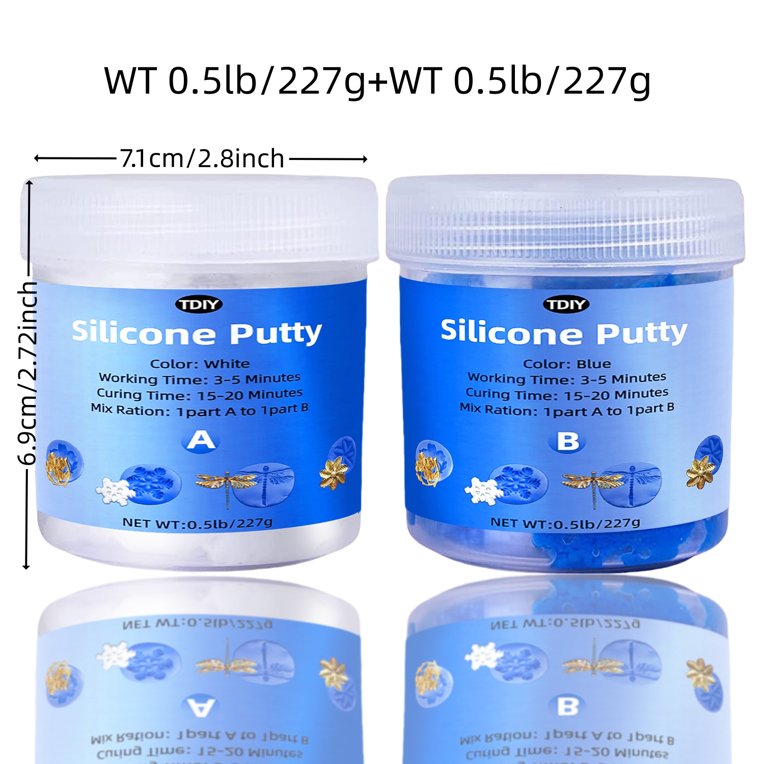 Silicone Putty for Reusable Si - Soap Making Ratios 评论和价格