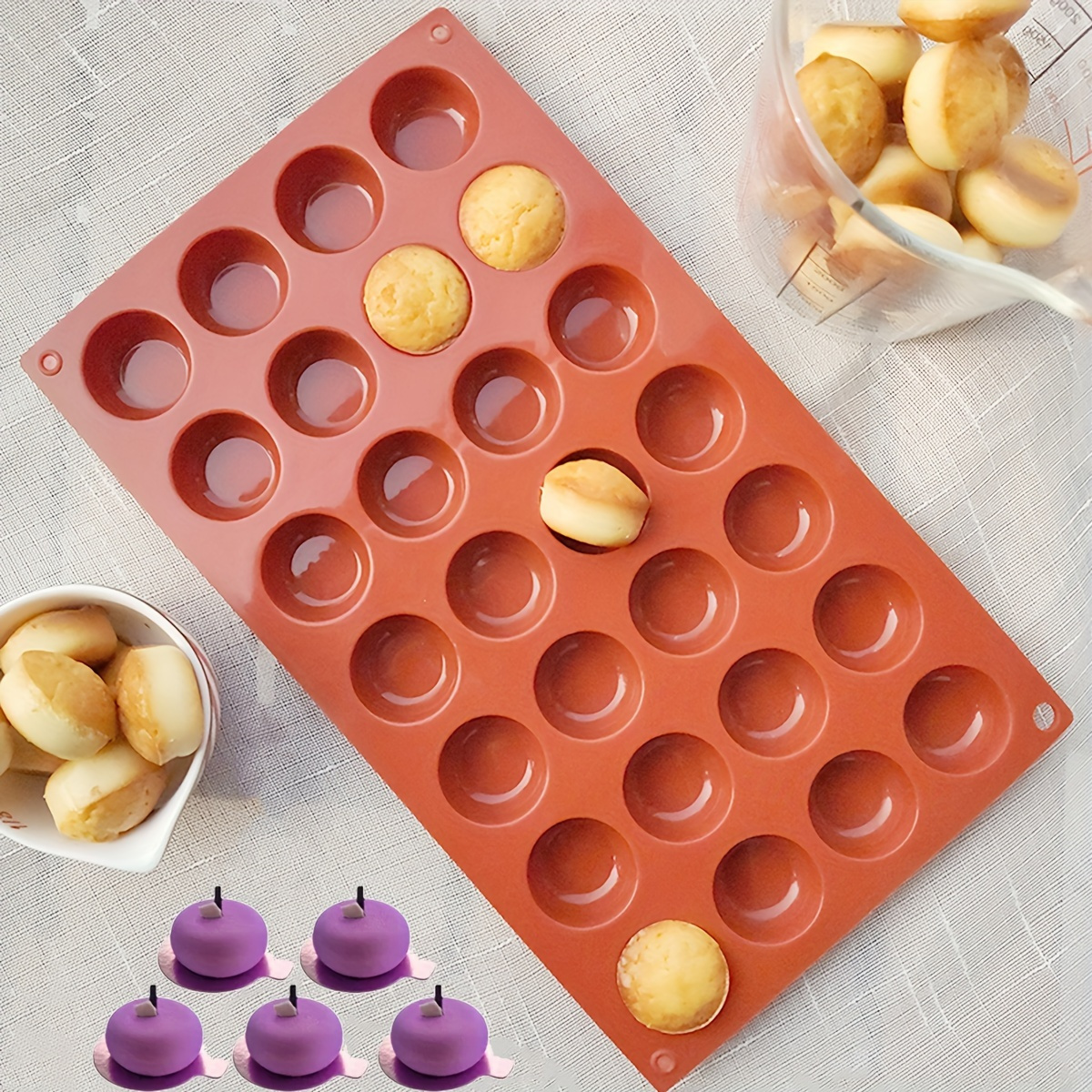 Silicone Cylinder Mold for Fre - Soap Making Tray 评论和价格
