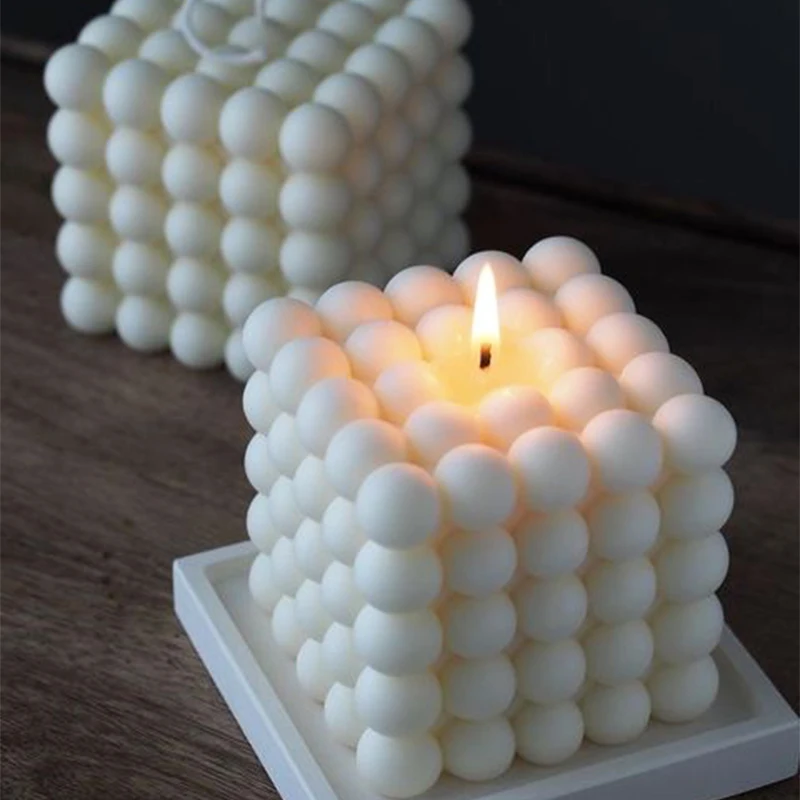 Large Bubble Cube Candles Sili - Soap Making Handmade 评论和价格