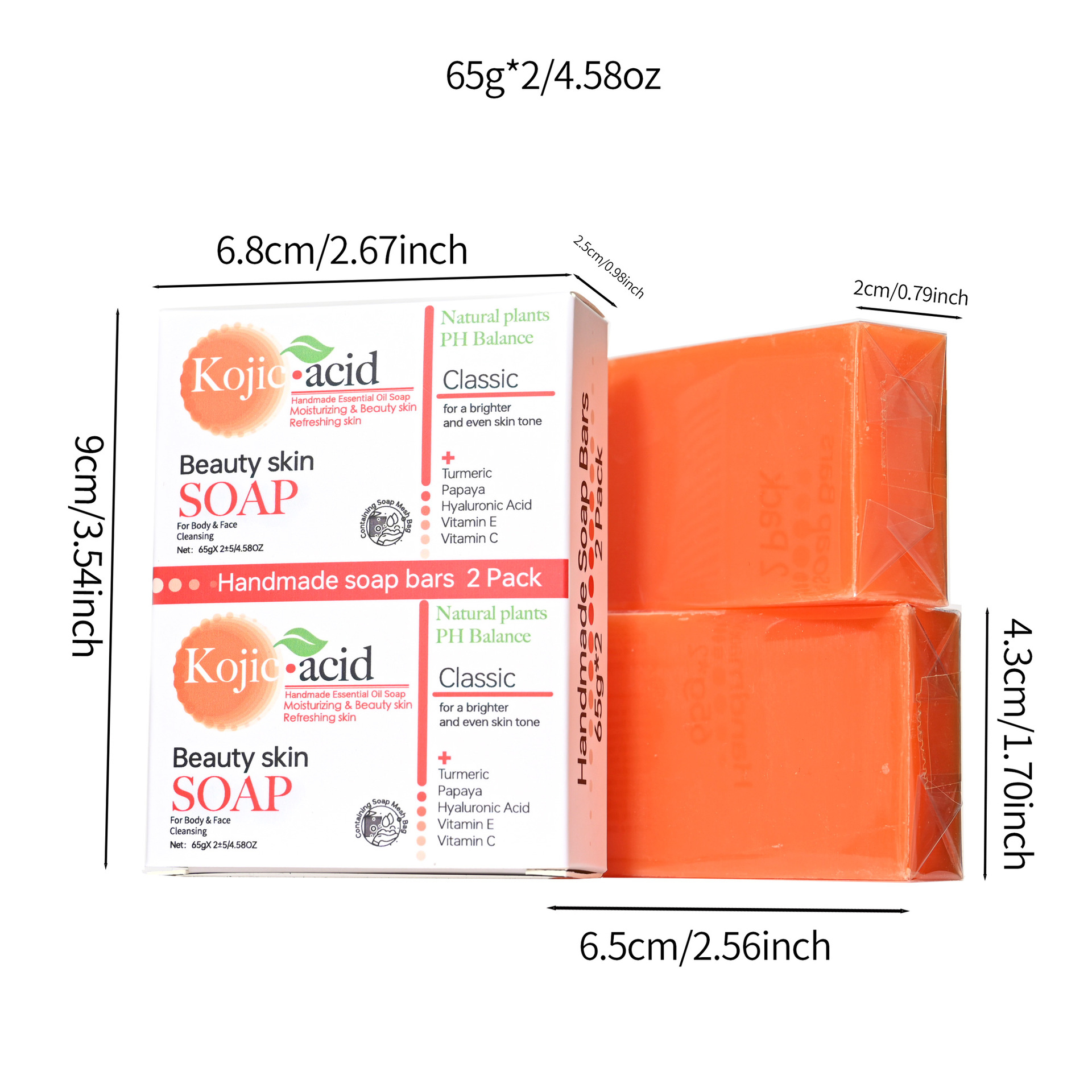 100g Kojic Acid Soap 3 Colors  - Soap Making Glycerin 评论和价格