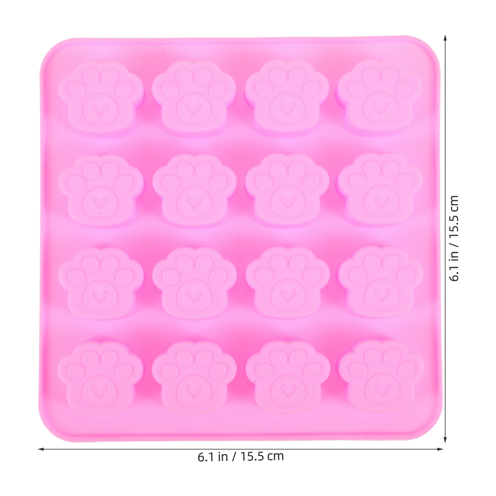 2Pcs 16-Cavity Paw Print Silic - Soap Making Easy 评论和价格