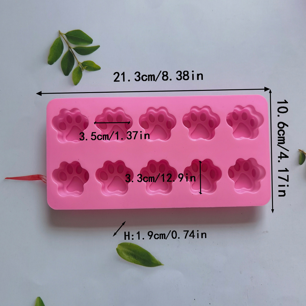 Cat Claw Shape Chocolate Silic - Soap Making Tray 评论和价格