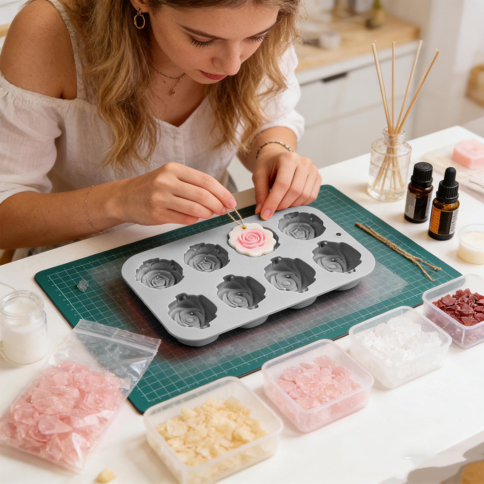 Rose Reusable Easy Release Mak - Soap Making Easy 评论和价格
