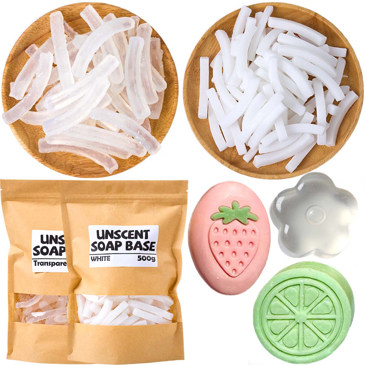 500g Glycerin Soap Base DIY Ha - Soap Making Glycerin 评论和价格