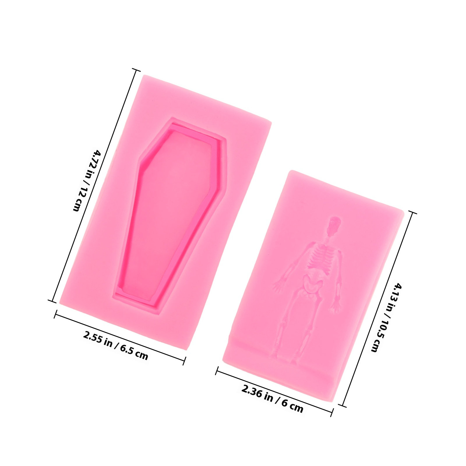 4Pcs Coffin Cross Silicone Mol - Soap Making Easy 评论和价格