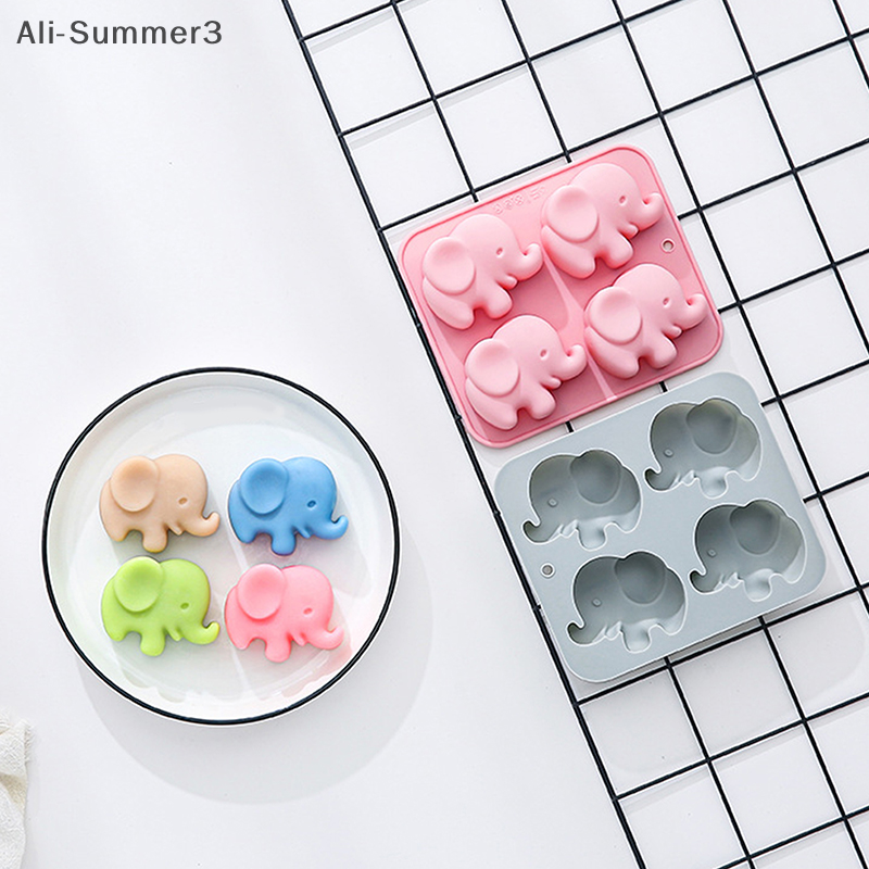 4-hole Baby Elephant Silicone  - Soap Making Handmade 评论和价格