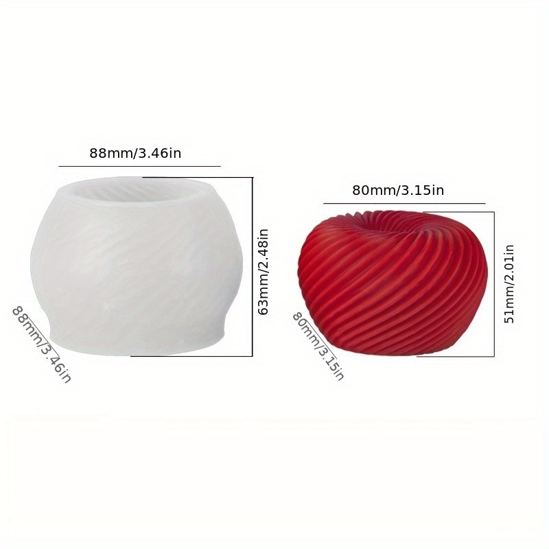 A trendy red apple silicone mo - Natural Making Soap 评论和价格