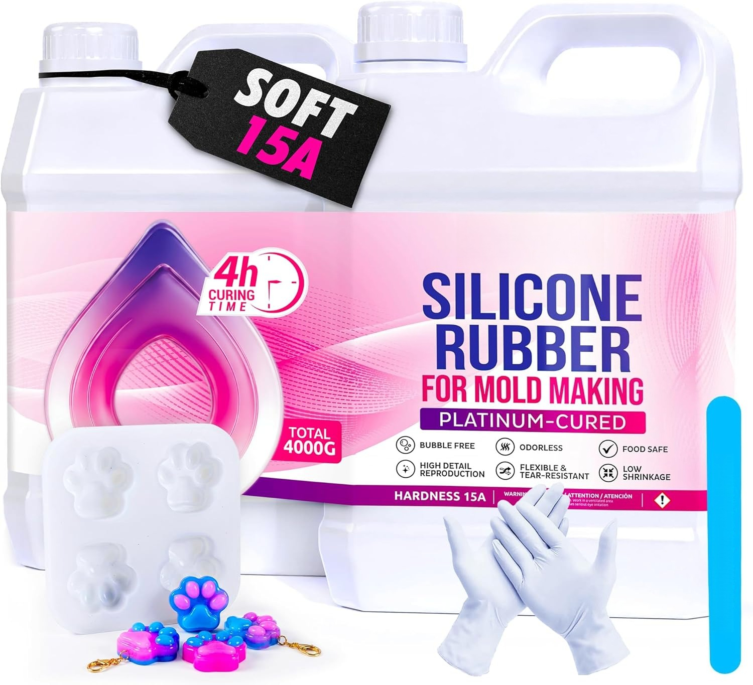 Silicone Mold Making Kit 1 Gal - Soap Making Ratios 评论和价格