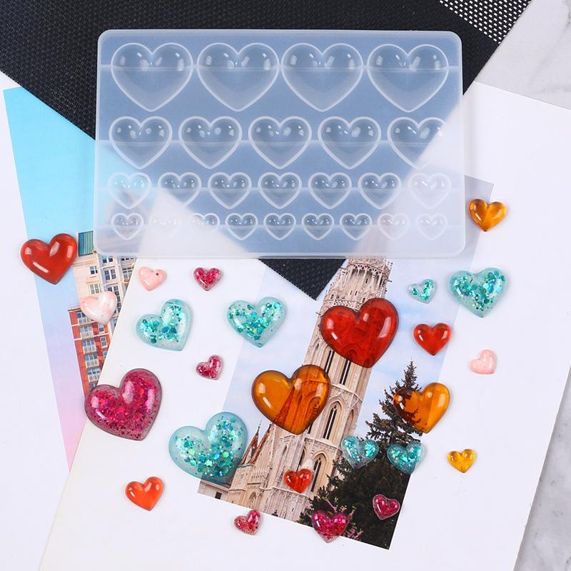 Multisize Love Heart Silicone  - Soap Making Handmade 评论和价格
